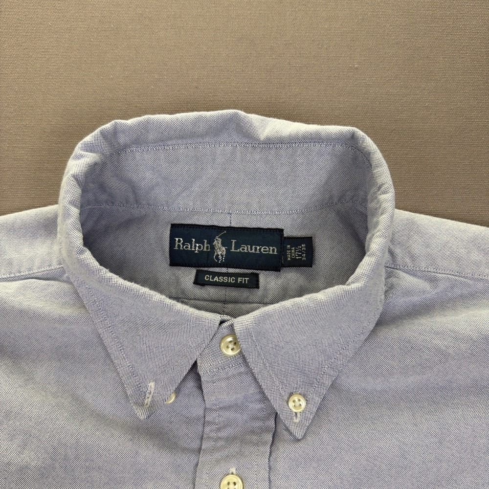Polo Ralph Lauren Light Blue  Yarmouth cotton oxford button-down shirt XL - Picture 2 of 7